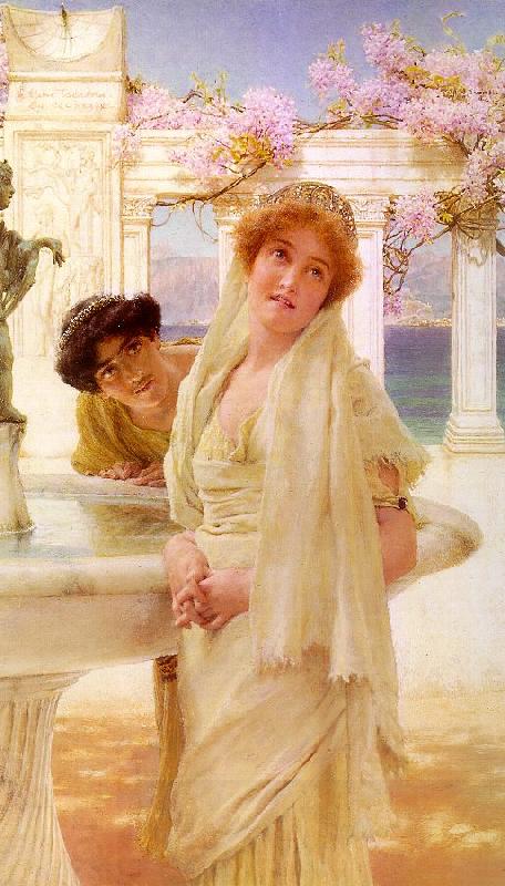 Alma Tadema A Difference of Opinion China oil painting art